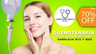 [Image: Sueroterapia Multivitaminica de Complejo B12 + Nutriente a Elección + Consulta Generalm]