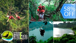 [Image: ¡Día de Aventura para 2! Canopy + Rápel + Columpio Gigante + Balsas + Caminata y Más.m]