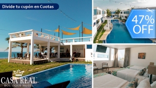 [Image: ¡Estadía en Monterrico hasta para 6! Playa Privada, Piscinas, Desayunos y Más.m]