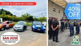 [Image: Curso de Manejo Defensivo Avalado por la NSC con Diploma Certificado: 4 Horas de Teoría + 1 Prácticam]