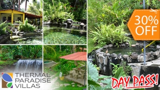 [Image: Day Pass Hasta Para 8 Personas en Thermal Paradise Villas, Sonsonate ¡Solo 18 Cupones Disponibles!m]