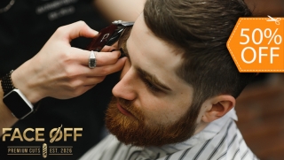 [Image: 2 Cortes de Cabello o Barba + 2 Lavados + 2 Aplicaciones con Gel, Cera o Polvo de Volumen + 2 Mascarillas Faciales + 1 Bebidam]