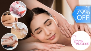 [Image: Terapia Relajante de 5 Pasos: Masaje con Piedras Volcánicas, Exfoliación, Facial y Más.m]