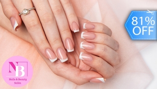 [Image: Set de Uñas Acrílicas Baby Boomer, French o Naturales + Manicura Rusam]