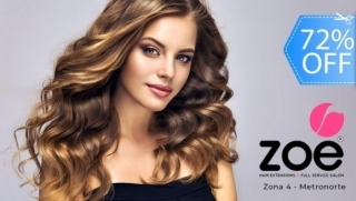 [Image: Mechas a Elección entre Californianas, Copacabana, Balayage o Tinte Completo + Inyección de Reparación Capilar y Másm]