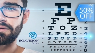 [Image: Lentes Graduados de Policarbonato Blanco con Antirreflejo y Bloqueador Azul, Aro, Examen Visual, Estuche y Kit de Limpiezam]