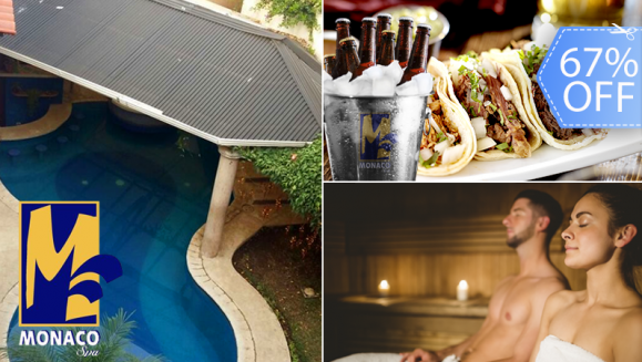 [Image: ¡Paga Q99 en lugar de Q300 por Día de Relax para 2 que Incluye: Sauna o Temazcal + Piscina Ilimitada + Cubetazo de hasta 7 Cervezas Marca Corona o Dorada Ice + Plato de Tacos de Carne Asada!m]
