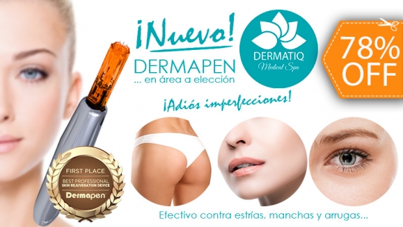 [Image: ¡Paga $60 en Lugar de $275 por Tratamiento de 3 Sesiones para Eliminar Estrías, Arrugas, Cicatrices, Piel Rosácea, Manchas y Más con: 1 Microdermoabrasión + 2 Dermapen!m]