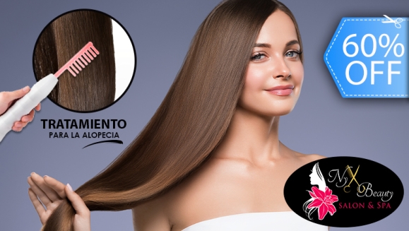 [Image: ¡Paga Q99 en Lugar de Q250 por Tratamiento con Alta Frecuencia para Tratar Alopecia, Incluye: Cepillado y Lavado con Shampoo de Limpieza Profunda + Tratamiento de Hidratación + Secado y Peine de Alta Frecuencia!m]