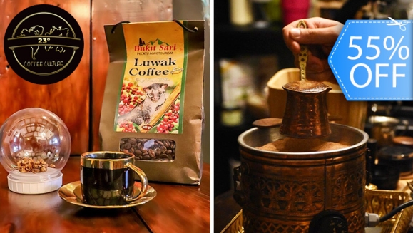 [Image: ¡Paga Q375 en Lugar de Q830 por Experiencia Exclusiva y Única con Café "KOPI LUWAK" El Más Exclusivo y Caro del Mundo”, para 2 Personas + 4 Trufas o 2 Galletas de Chocolate Brownie!m]