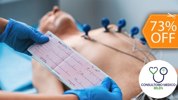 [Image: ¡Paga $12 en Lugar de $45 por Electrocardiograma Interpretativo + Consulta Médica General Integral + Toma de Presión Arterial + Evaluación de Riesgo Cardiovascular + Evaluación Odontológica!m]