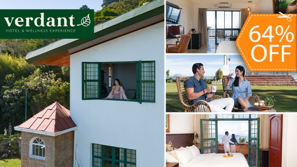 [Image: ¡Regálate un Respiro! ¡Paga $90 en Lugar de $247.80 por 1 Noche para 2 Personas en Verdant Hotel + 2 Desayunos a La Carta!m]