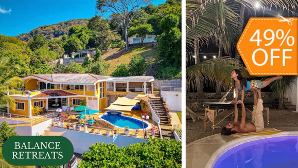 [Image: ¡Experiencia Deluxe de Yoga Frente al Mar (17 Enero)! ¡Paga $84 en Lugar de $164 y Disfruta 1 Noche de Alojamiento en Elegante Mansión en Bahía Dorada, La Libertad + Alimentación + Meditación Guiada y Bienestar! ¡18 Cupones Disponibles!m]