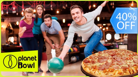 [Image: ¡Paga Q175 en Lugar de Q290 por 1 Hora de Boliche Hasta Para 5 Personas + Pizza Mediana de Queso o Jamón!m]