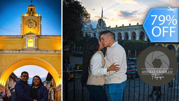 [Image: ¡Paga Q199 en Lugar de Q950 por Sesión Fotográfica Romántica en Antigua Guatemala Hasta para 4 Personas que Incluye: Tour Fotográfico de 45 a 60 Minutos + 15 Fotografías Editadas + 3 Fotografías Impresas Tamaño 5x7!m]