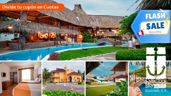 [Image: ¡Escapada 5 Estrellas en Amatique Bay Hotel! ¡Paga Q737 en Lugar de Q1,061 por Estadía en Habitación Studio Sencilla o Doble Para 2 Adultos y Hasta 2 Niños + Uso Ilimitado de Atractivas Instalaciones + Impuestos Incluidos!m]