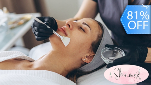 [Image: ¡Adiós Piel Opaca, Hola Glow! ¡Paga Q99 en Lugar de Q525 por Peeling Químico a Elección: Antiedad, Despigmentante o Anti-Acné / Purificante +  Fototerapia LED + Higiene de Rostro y Más!m]