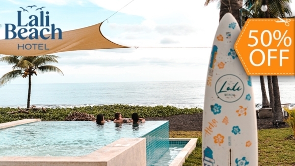 [Image: ¡Paga $75 en Lugar de $150 por Estadía de 1 Noche para 2 Personas en Playa Barra Salada, Sonsonate + Desayunos Típicos!m]