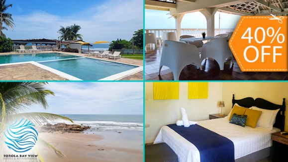 [Image: ¡Paga $75 en Lugar de $125 por Estadía de 1 Noche Para 3 Personas + 3 Desayunos en Playa Torola!m]