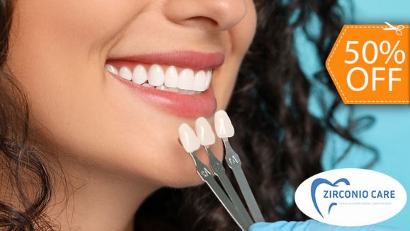 [Image: ¡Sonrisa Natural, Estética y Resistente! ¡Paga $230 en Lugar de $460 por 1 Pieza de Zirconio Estratificado a Elección: Corona o Carilla + Limpieza con Ultrasonido + Diseño Digital de Sonrisa!m]