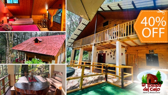 [Image: ¡Reúne al Grupo, la Montaña los Espera! ¡Paga $165 en Lugar de $275 por Estadía de 1 Noche Hasta Para 15 Personas en Cabaña Equipada en Miramundo, Chalatenango!m]