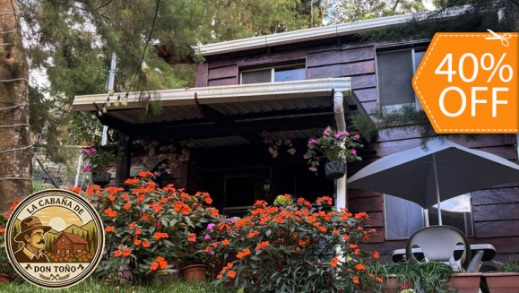 [Image: ¡Escápate a Disfrutar de la Naturaleza! ¡Paga $78 en Lugar de $130 por Estadía de 1 Noche Hasta Para 5 Personas en Cabaña Totalmente Equipada en Los Naranjos, Juayúa!m]