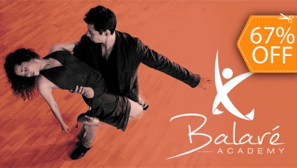 [Image: ¡Paga $15 en lugar de $45 por 1 Mes completo de Clases de Salsa + Matrícula en Balaré Academy!m]