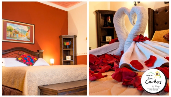 [Image: ¡Paga Q499 en Lugar de Q855 por Estadía Romántica para 2 con: Noche de Hospedaje + Decoración con Pétalos de Rosa + Fresas con Chocolate + 1 Botella de Vino Tinto + 2 Desayunos Típicos Chapines + Impuestos Incluidos!m]