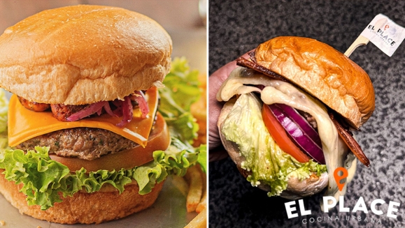 [Image: ¡Paga $18.50 en Lugar de $30.95 por 2 Hamburguesas Triple Carne o de Especialidad a Elección + 2 Ordenes de Papas Francesas + 1 Entrada de Nachos + 2 Bebidas con Refill!m]