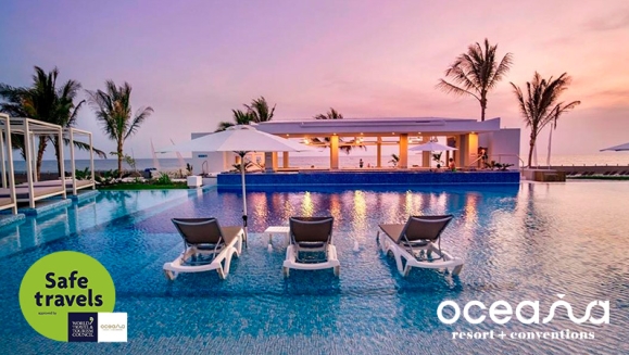 [Image: ¡Oceana Resort 1 Noche TODO INCLUIDO (Domingo a Jueves)! ¡Paga $251.45 en Lugar de $382.39 por Estadía Familiar para 2 Adultos y 2 Niños (De 0 a 5 años) en Habitación Superior + Impuestos Incluidos!m]