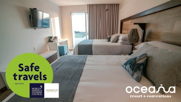 [Image: ¡Oceana Resort 1 Noche TODO INCLUIDO (Domingo a Jueves)! ¡Paga $251.45 en Lugar de $382.39 por Estadía Familiar para 2 Adultos y 2 Niños (De 0 a 5 años) en Habitación Superior + Impuestos Incluidos!m]