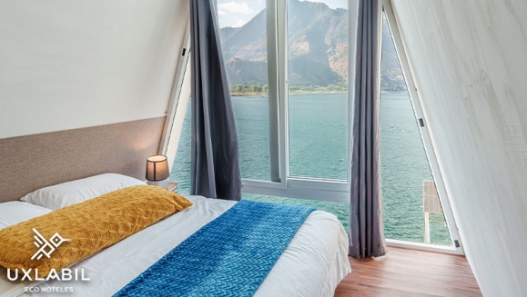 [Image: ¡Paga Q750 en Lugar de Q1,290 por Estadía de 3 Días y 2 Noches para 2 Adultos en Cabaña Equipada Frente al Lago de Atitlán, Incluye: 4 Desayunos + Uso de Kayaks + 1 Hora de Sauna +  Impuestos Incluidos + Parqueo!m]