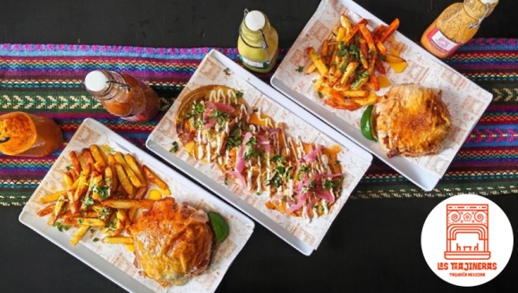 [Image: ¡Prepárate Para Una Explosión de Sabor! ¡Paga $12 en Lugar de $26.99 por 2 Tortas Burgers con Costra de Queso y  Carne a Elección Entre: Pollo, Pastor, Hawaiana, de Birria o Mixta + 2 Papas Fritas + 3 Huarachitos!m]