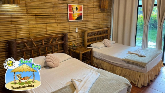 [Image: ¡Paga Q450 en Lugar de Q900 por Estadía Hasta Para 4 Personas en el Caribe, Habitación Doble con A/C + 2 Desayunos a Elección + ⁠Entrada de Tajadas con Costillas para Compartir!m]