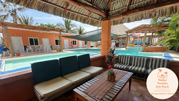 [Image: ¡Descubre un Paraíso Tropical en Playa Barra del Jiote! ¡Paga Q699 en Vez de Q1,400 por Estadía Para 2 Personas en Habitación Doble con AC + Piscinas + Jacuzzis + Playa + Traslado Exclusivo en Lancha con Recorrido Panorámico entre Manglares y Más!m]