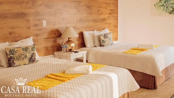[Image: ¡OFERTA FLASH! ¡Escape Frente al Mar en Casa Real Boutique, Monterrico! ¡Paga Q699 en Lugar de Q1,100 por Estadía en Habitación Doble Para Hasta 4 Personas + Playa Privada + Piscina y Más!m]