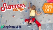 [Image: ¡Vacaciones Divertidas para Los Chicos! ¡Paga $35 en Lugar de $100 por Summer Camp que Incluye: 12 Clases de Escalada + Matrícula + Alquiler de Zapatos + Acceso al Gimnasio!m]