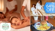 [Image: ¡Día de Spa ilimitado para 2! ¡Paga Q250 en vez de Q700 por Dia de Spa con Circuito de Sauna Húmedo o Baño de Vapor + 30 Minutos de Masaje Corporal + 2 Tazas de Té + 2 Menús de Hamburguesas y Papas Fritas con Gaseosas + Áreas de Descanso y Más!m]