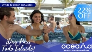 [Image: ¡ÚLTIMO DAY PASS DEL AÑO! ¡Paga Q625 en Lugar de Q800 por DayPass All Inclusive en Oceana Resort que Incluye: Desayuno y Almuerzo Buffet + Snacks Mañana y Tarde + Bebidas Ilimitadas!m]