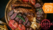 [Image: ¡Paga $42 en Vez de $70 por Parrillada para 5 Personas con: 10 Oz de Puyazo + 10 Oz de Lomito de Aguja + 12 Oz de Costillas Spam Ribs + Butifarras + Queso Asado + Tomates Asados + Papas Fritas + Chimichurri!m]