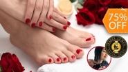 [Image: ¡Paga $10 en Lugar de $40 por Manicure y Pedicure Spa + Exfoliación en Manos y Pies + Esmaltado OPI + Corte de Puntas!m]