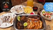 [Image: ¡Nueva Parrillada! ¡Paga Q315 en Vez de Q521 por “Maristierra" Familiar Hasta para 4 Personas con: 1 Lb de Lomito o Puyazo + 1/2 Lb de Camarones + 1/2 Lb de Pulpo +  2 Guarniciones + Pichel de Bebida + 2 Postres!m]