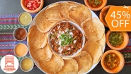 [Image: ¡Antojo Mexicano! ¡Paga $12 en Lugar de $22 por Taquiza Hasta Para 4 Personas que Incluye: 12 Tortillas Dobles con Queso Fundido + 1 Lb de Carne a Elección entre: Pollo, Pastor, Hawaiana o Mixta + Acompañamientos: 4 Caldos de Birria y Salsas!m]