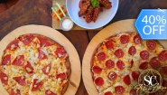 [Image: ¡Paga Q240 en Lugar de Q399 por 2 Pizzas a Elección Entre Hawaiana, Peperoni, Vegetariana o Margarita + Porción de Pechuguitas Empanizadas + Pichel de Gaseosa o Bebida Natural + 4 Helados de Vainilla con Syrup de Chocolate!m]