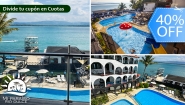 [Image: ¡Paga Q599 en Lugar de Q1,000 por Estadía Para 2 Personas en Río Dulce: Habitación Standard con Cama Matrimonial y A/C + Ducha y Baño Privado + 2 Desayunos + Piscinas + Ingreso a Museo Privado del Hotel!m]