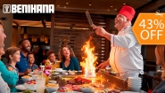 [Image: ¡Experiencia Deliciosa en Benihana! ¡Paga $39.95 en Lugar de $69.60 por Menú Teppanyaki para 4 Personas con: Hibachi Chicken, Teriyaki Chicken, Chicken Yakisoba y Shrimp Yakisoba + 4 Órdenes de Arroz Frito + 4 Sopas + 4 Ensaladas!m]